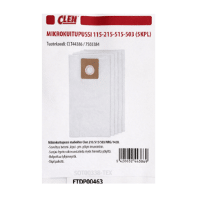 Mikrokuitupussi Malleihin Clen 215/515/503/NRG/1430.